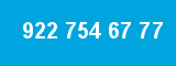 922 754 67 77